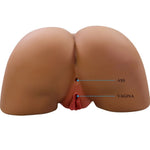 Crazy Bull - Geriann Vibrador de Bull Feminino Realista e Sucção Com Som 5,5 Kg