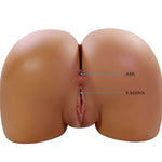Crazy Bull - Wendy Vibrador de Bumbum Feminino Realista e Sucção Com Som 11 Kg