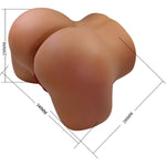 Crazy Bull - Wendy Vibrador de Bumbum Feminino Realista e Sucção Com Som 11 Kg