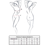 Passion - Conjunto de Sutiã + Tanga Resilque Branco L/XL
