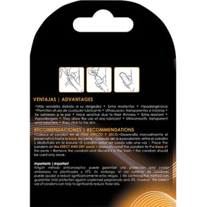 Uniq - Classic sem Látex Preservativos 3 Unidades