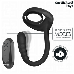 Addicted Toys - Anel Pênico Vibrante com Controle Remoto