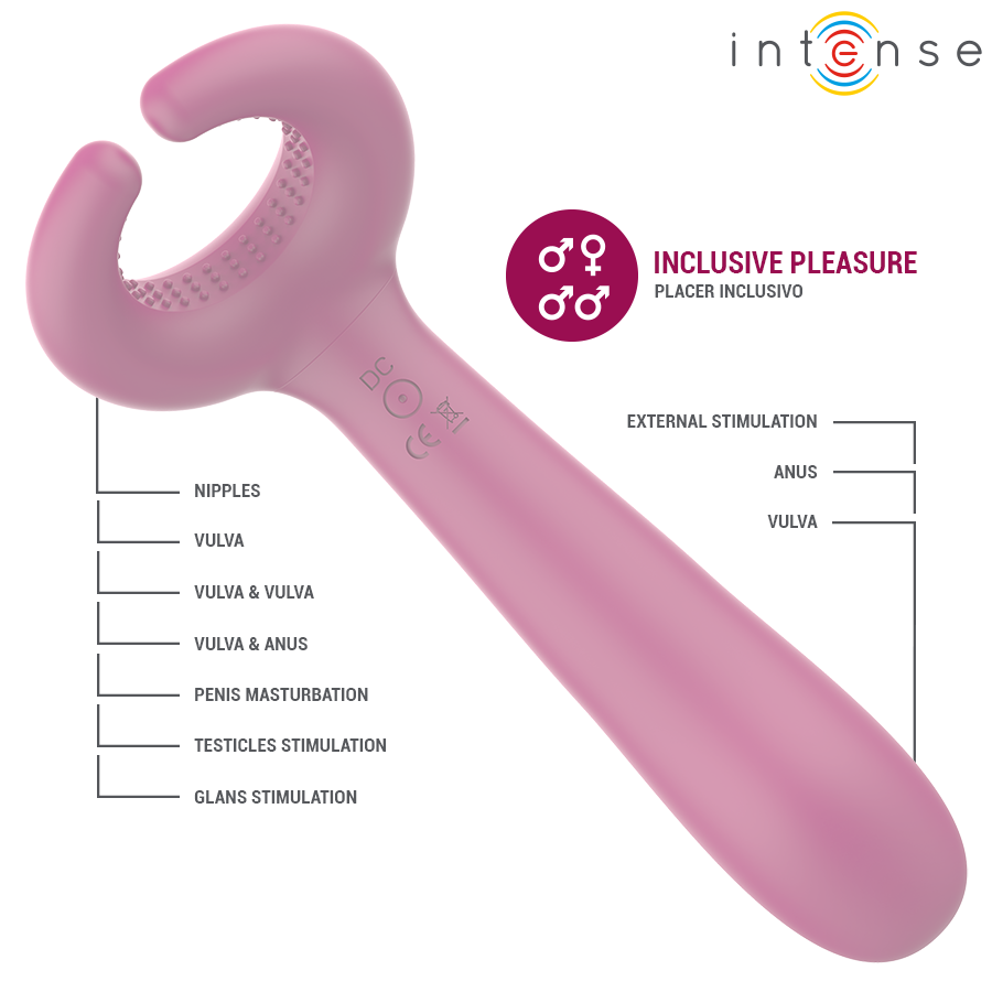 Intenso - Vibrador de Pareja Inclusivo Rowan