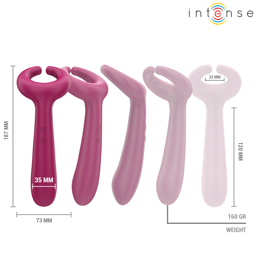 Intenso - Vibrador de Pareja Inclusivo Rowan