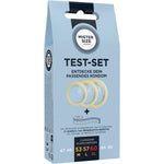 Mister Size - Kit de Prueba Con 3 Preservativos de Diferentes Tamaños + Cinta Métrica