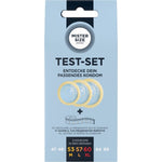 Mister Size - Kit de Prueba Con 3 Preservativos de Diferentes Tamaños + Cinta Métrica