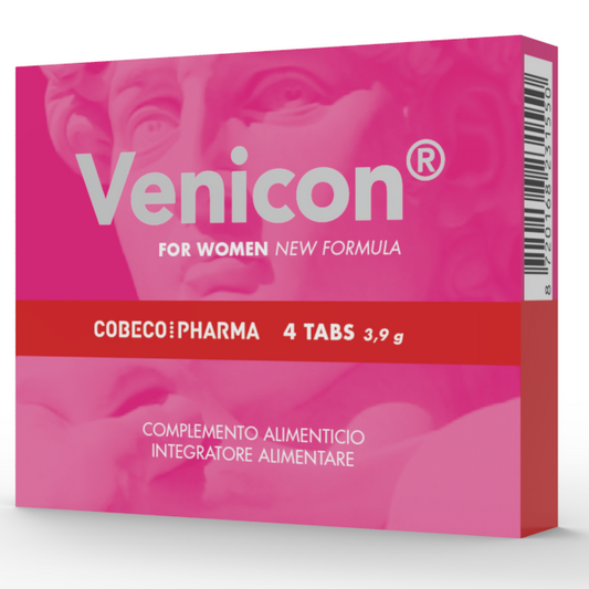 Cobeco - Venicon Suplemento para Libido Feminino 4 Cápsulas