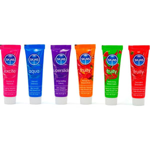 Skins - Kit de Lubrificantes Vital & Fruity 6 X 12 ml