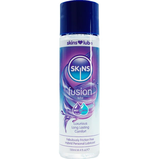 Skins - Fusion Lubrificante Híbrido à  Base de Água e Silicone 130 ml