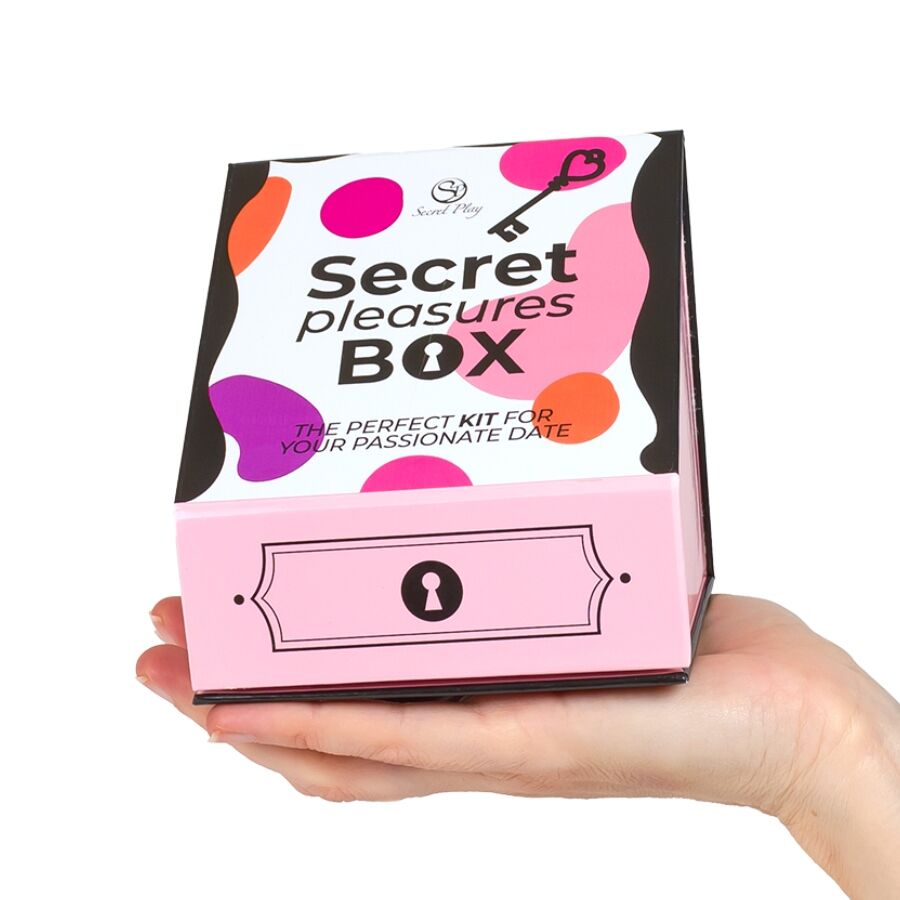 Secret Play - Caja de Placeres Para Parejas: Dados + Vibrador Bala + Pluma