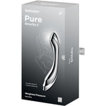Satisfyer - Pure Gravity 2 Dildo de Aço Inoxidável Com Duas Extremidades