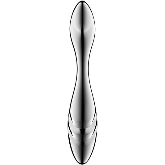 Satisfyer - Pure Gravity 3 Dildo de Aço Inoxidável Com Duas Extremidades