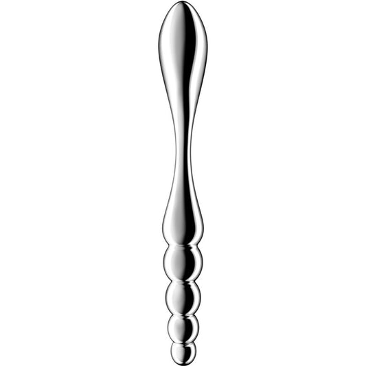 Satisfyer - Star Force 1 Dildo de acero inoxidable con doble punta