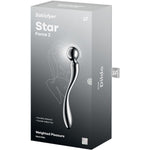 Satisfyer - Star Force 2 Dildo de Aço Inoxidável Com Duas Extremidades