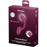 Satisfyer - G For Goddess 2 Vibrador de Conejo Botella Burdeos
