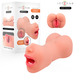 Intense Deep Touch - Masturbador Riley con doble boca y vagina