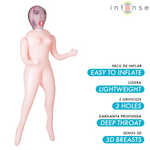 Intense Dolls - Boneca Inflável Monique Com Três Orifícios
