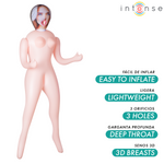 Intense Dolls - Nicole Boneca Inflável Com Três Orifícios