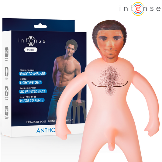 Intense Dolls - Boneca Inflável Anthony Com Pénis 3D