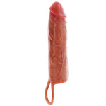 Get Real - Capa de Silicone Para Pénis Hidratada Caramelo 20 cm