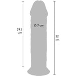 Get Real - Pene de TPE Deluxe de Doble Densidad y Grosor 32 cm