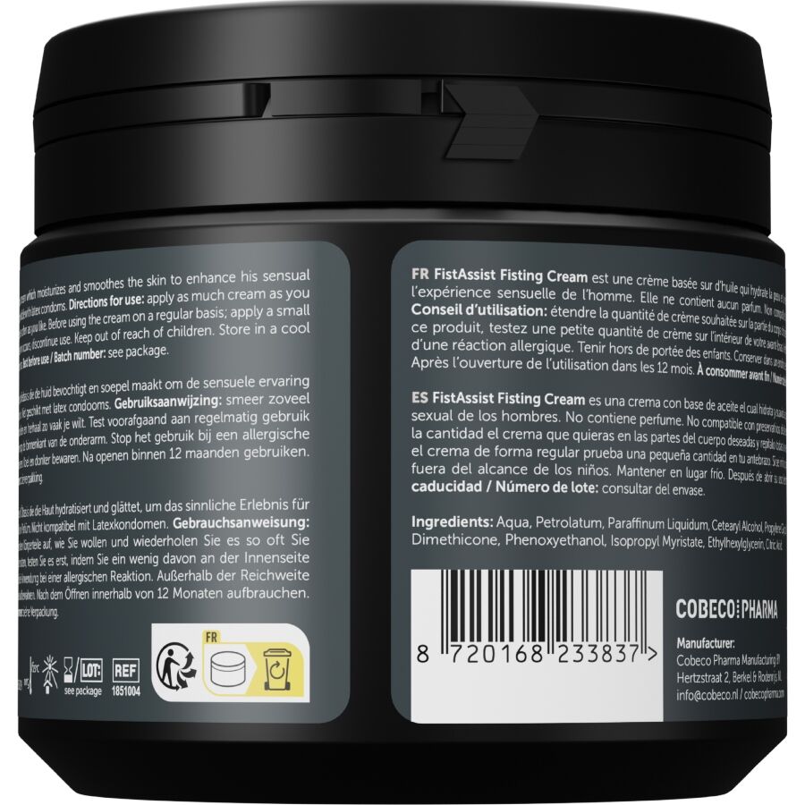 Cobeco - Fist Assist Creme Lubrificante 500 ml