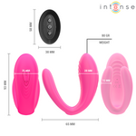 Intense - Julia Vibrador Doble con Control Remoto