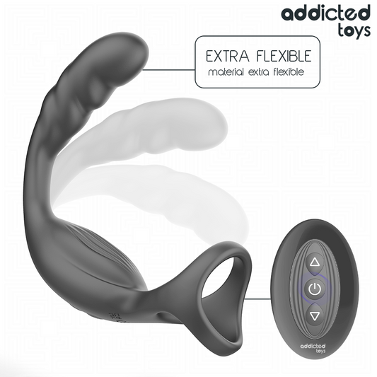 Addicted Toys - Anel Peniano Duplo Para Próstata Com Controle Remoto