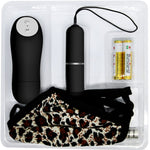 Braguitas Hilo Dental con Vibrador Bala y Control Remoto Negras