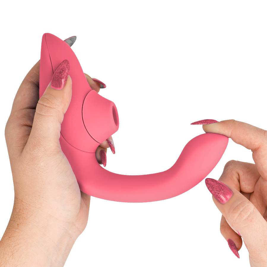 Womanizer - Vibrador Estimulador Blend Rabbit Rosa Vibrante