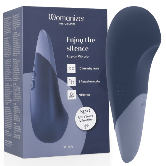 Womanizer - Vibe Vibrador Silencioso de Uso à  Direta Azul Escuro