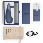 Womanizer - Vibe Vibrador Silencioso de Uso Directo Azul Oscuro