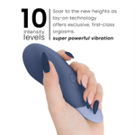 Womanizer - Vibe Vibrador Silencioso de Uso Directo Azul Oscuro