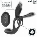 ADDICTED TOYS - ANEL PENIANO DUPLO COM ESTIMULADOR CLITÓRICO