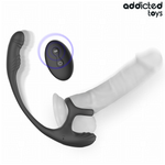 ADDICTED TOYS - PLUG ANAL COM VIBRAÇÃO, OSCILAÇÃO 360º E ESTIMULADOR DE TESTÍCULOS