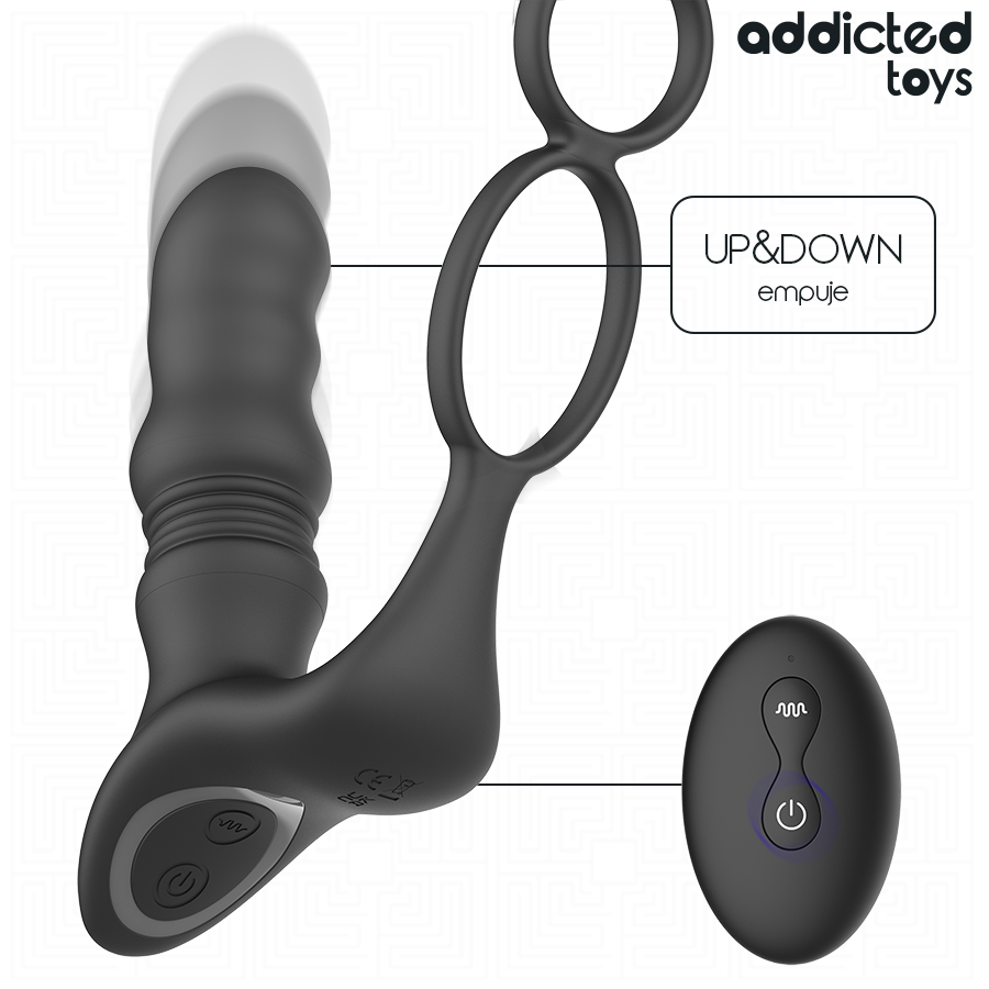 ADDICTED TOYS - ANEL DE PRÓSTATA PARA CIMA E PARA BAIXO
