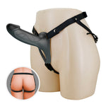 PRETTY LOVE - LANDON BLACK VIBRATING STRAP-ON