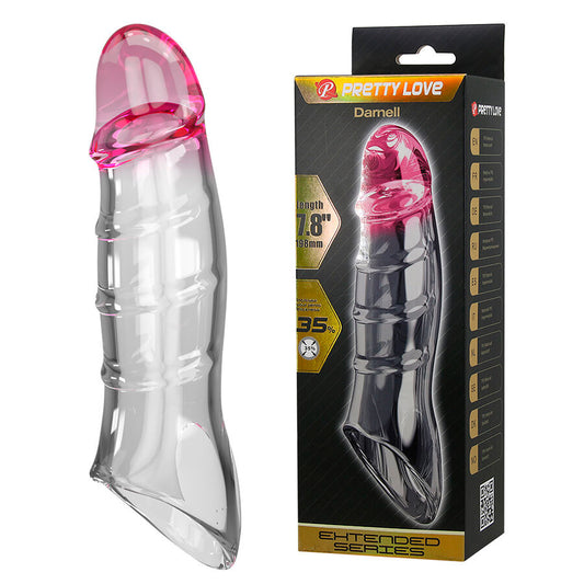 PRETTY LOVE - DARNELL CAPA DE PÊNIS COM EFEITO TRANSPARENTE
