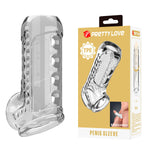 PRETTY LOVE - CAPA PENIANA TRANSPARENTE TEXTURIZADA