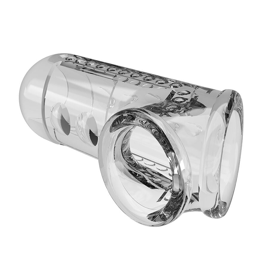 PRETTY LOVE - CAPA PENIANA TRANSPARENTE TEXTURIZADA