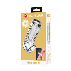 PRETTY LOVE - CAPA PENIANA TRANSPARENTE TEXTURIZADA