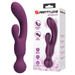 Pretty Love - Vibrador Roxo para Ponto G, Versátil e Completo