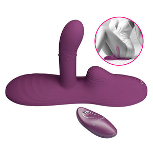 Pretty Love - Luka Vibrador de Sentado com Efeito de Calor e Controle Remoto