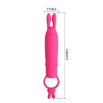 PRETTY LOVE - DELIA VIBRADOR RABBIT COM ANEL DE RESISTÊNCIA