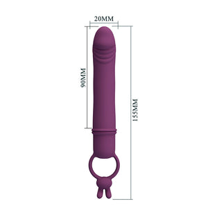 Pretty Love - Cora Vibrador em Formato de Pênis com Anel de Resistência