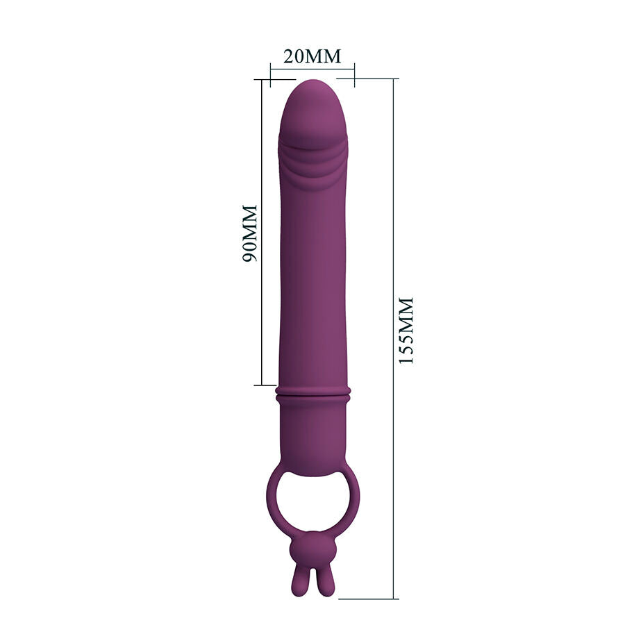 Pretty Love - Cora Vibrador em Formato de Pênis com Anel de Resistência