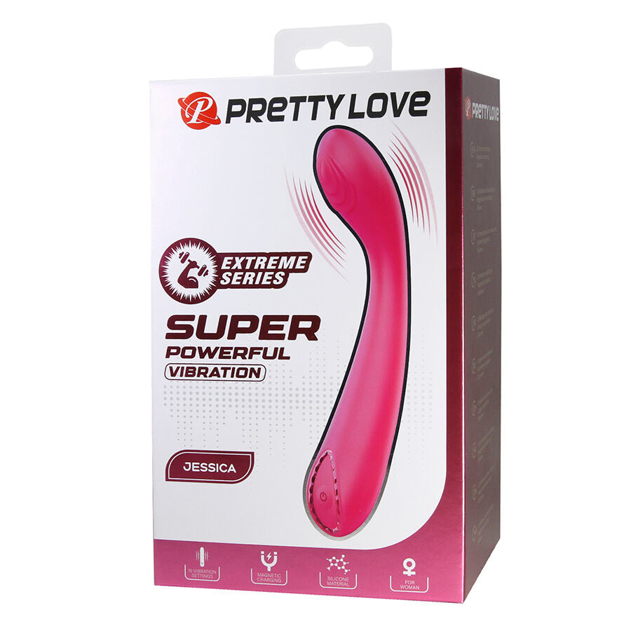Pretty Love - Jessica Vibrador Rosa de Alta Potência