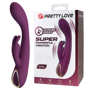 Pretty Love - Emma Vibrador Roxo Rabbit com Estimulador