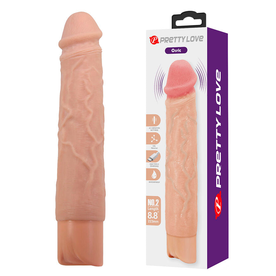 Pretty Love - Osric Vibrador Flexível e Realista