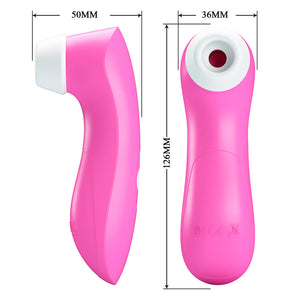 ROMANCE - DISPOSITIVO DE SUCÇÃO CLITORIAL COM TECNOLOGIA DE PULSAÇÃO ROSA